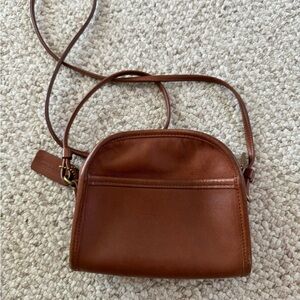 Classic leather coach purse